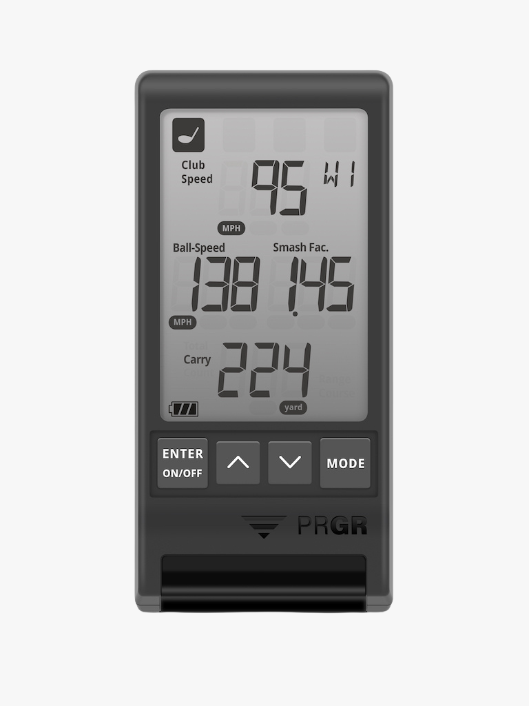 Monitor de lançamento portátil preto PRGR