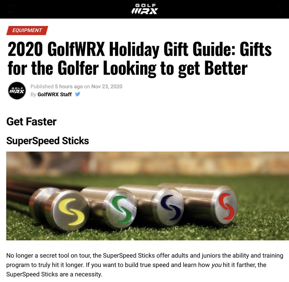 GolfWRX: SuperSpeed Nabs Top Gift in 2020 Guide
