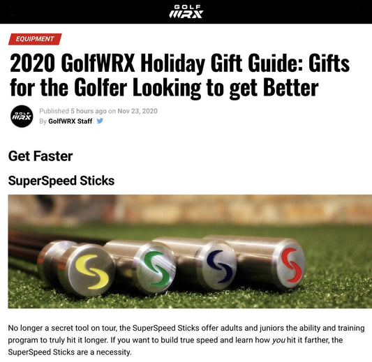GolfWRX: SuperSpeed Nabs Top Gift in 2020 Guide