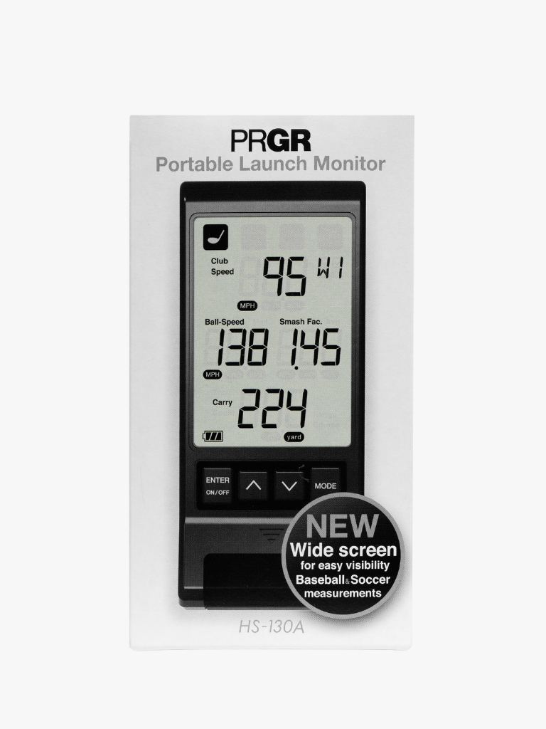 Moniteur de lancement portable noir PRGR